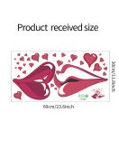 New Design Home Decor Adhesive Vinyl Red Lips Wall Sticker New Design Home Decor Adhesive Vinyl Red Lips Wall Sticker