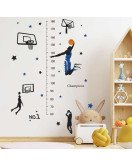 Kids Room Basketball 3d Height Chart Wall Stickers Wall Decals Kids Room Basketball 3d Height Chart Wall Stickers Wall Decals