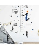 Kids Room Basketball 3d Height Chart Wall Stickers Wall Decals Kids Room Basketball 3d Height Chart Wall Stickers Wall Decals