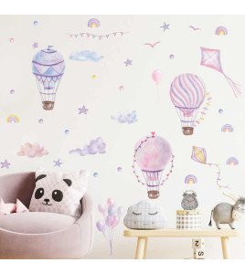 Latest Colorful Balloon Design Baby Nursery Wall Stickers
