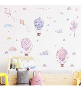 Latest Colorful Balloon Design Baby Nursery Wall Stickers