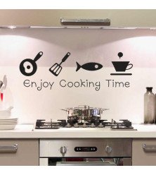 Adhesive Vinyl Cartoon Wall Sticker For Kitchen Decoration