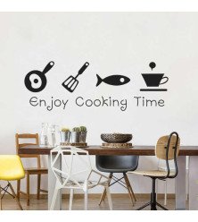 Adhesive Vinyl Cartoon Wall Sticker For Kitchen Decoration
