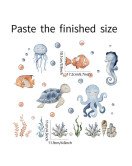 Self Adhesive Bathroom Removable Cartoon Underwater Animal Wall Sticker Baby