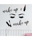 Removable Self Adhesive Shop Decorative Makeup Professional Wall Stickers Removable Self Adhesive Shop Decorative Makeup Professional Wall Stickers