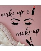 Removable Self Adhesive Shop Decorative Makeup Professional Wall Stickers Removable Self Adhesive Shop Decorative Makeup Professional Wall Stickers