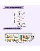 Kids' Room Decoration Cartoon Excavator Wall Sticker Height Ruler - Model Hy-d048