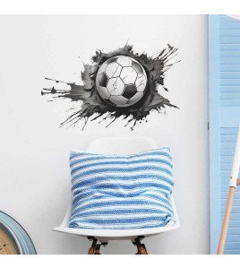 Children's Room Decor Removable 3d Football Stickers Wall