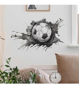 Children's Room Decor Removable 3d Football Stickers Wall
