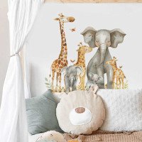 Removable Cartoon Jungle Animal Kids Wall Stickers Decal Boys