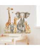 Removable Cartoon Jungle Animal Kids Wall Stickers Decal Boys Removable Cartoon Jungle Animal Kids Wall Stickers Decal Boys