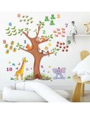 Removable Cute Animal Tree Cartoon Wall Stickers Baby Room Kids Room