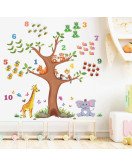 Removable Cute Animal Tree Cartoon Wall Stickers Baby Room Kids Room