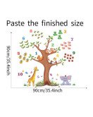 Removable Cute Animal Tree Cartoon Wall Stickers Baby Room Kids Room