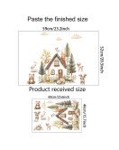 Removable Cartoon Jungle House Wall Stickers 3D Home Decoration For Living Room