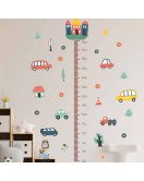 Self Adhesive Kids Room Wall Decorative Car Height Increase Stickers