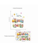 Self Adhesive Cartoon Train Baby Nursery Wall Stickers Picture Self Adhesive Cartoon Train Baby Nursery Wall Stickers Picture