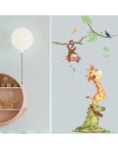 Baby Room Decoration Cartoon Jungle Animal Wall Design Sticker Baby Room Decoration Cartoon Jungle Animal Wall Design Sticker