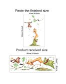 Baby Room Decoration Cartoon Jungle Animal Wall Design Sticker Baby Room Decoration Cartoon Jungle Animal Wall Design Sticker