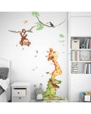 Baby Room Decoration Cartoon Jungle Animal Wall Design Sticker Baby Room Decoration Cartoon Jungle Animal Wall Design Sticker