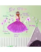 Home Decoration Cartoon Quote Mural Girls Room Wall Stickers Image