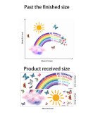 Baby Room Decoration 3d Butterfly Sun Rainbow Wall Stickers Baby Room Decoration 3d Butterfly Sun Rainbow Wall Stickers