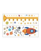 Self Adhesive Astronaut Sticker Height Measurement For Children Room
