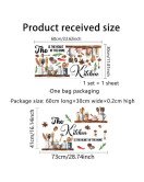 Self Adhesive Home Decoration Removable English Quote Wall Stickers For Kitchen