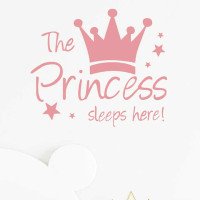 Baby Room Decoration Self Adhesive Wall Decal Princess