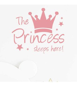 Baby Room Decoration Self Adhesive Wall Decal Princess