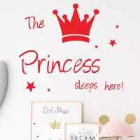 Baby Room Decoration Self Adhesive Wall Decal Princess