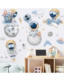 Buy Self Adhesive Removable Kids Room Cartoon Space Wall Sticker Supplier