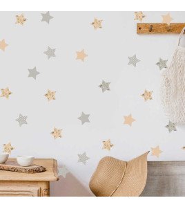 Self Adhesive Home Decor Cartoon Pvc Star Baby Wall Stickers Bedroom