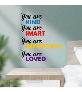 Baby Room Wall Decoration Cartoon Vinyl Quote Inspirational Saying Stickers