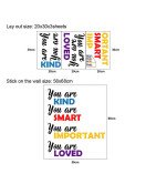 Baby Room Wall Decoration Cartoon Vinyl Quote Inspirational Saying Stickers