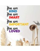 Baby Room Wall Decoration Cartoon Vinyl Quote Inspirational Saying Stickers