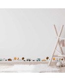 Removable Classroom Decoration Cartoon Cars Kindergarten Wall Stickers