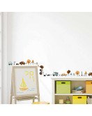 Removable Classroom Decoration Cartoon Cars Kindergarten Wall Stickers