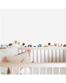 Removable Classroom Decoration Cartoon Cars Kindergarten Wall Stickers