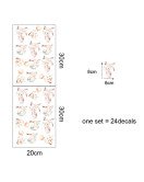 School Classroom Decoration Cartoon Rabbit Children Wall Stickers - Model Sf23036