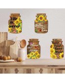 Home Decoration Vinyl Quote Sunflower Kitchen Wall Stickers Home Decoration Vinyl Quote Sunflower Kitchen Wall Stickers