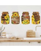 Home Decoration Vinyl Quote Sunflower Kitchen Wall Stickers Home Decoration Vinyl Quote Sunflower Kitchen Wall Stickers