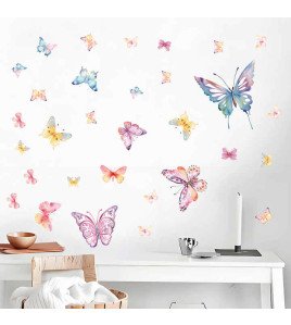 Home Decoration Self Adhesive Bedroom 3d Wall Sticker Butterfly