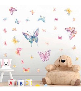 Home Decoration Self Adhesive Bedroom 3d Wall Sticker Butterfly