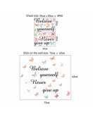Kids Room Decoration Butterfly With Inspirational Wall Stickers With Words