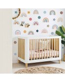 Nursery Decoration Boho Star Dat Rainbow Wall Stickers - Model Sf23069