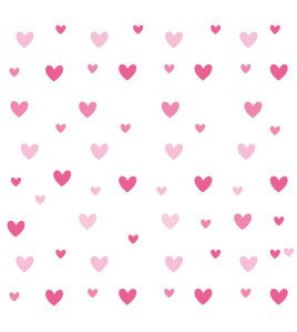 Kids' Room Decoration Self-adhesive 3d Pink Heart Wall Mounted Stickers - Model Sf23086