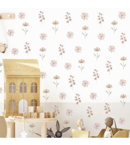 Living Room Boho Design 3d Flower Wall Stickers For Nursery - Model Sf23093