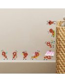 Home Wall Decoration Self-adhesive 3d Ant Self-adhesive Stair Sticker - Model Sf23107