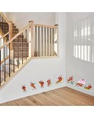 Home Wall Decoration Self-adhesive 3d Ant Self-adhesive Stair Sticker - Model Sf23107